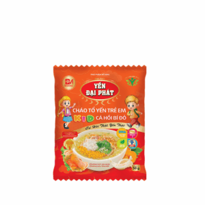 Cháo tổ yến trẻ em Cá hồi bí đỏ - YẾN ĐẠI PHÁT