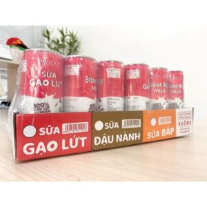 Sữa gạo lứt VietNutri (nguyên khay 24 lon)