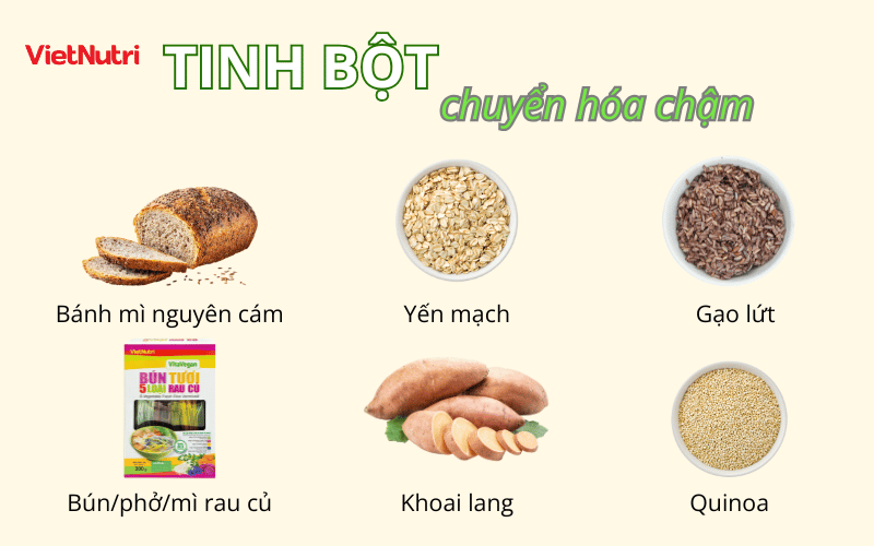 Ưu tiên tinh bột chuyển hóa chậm